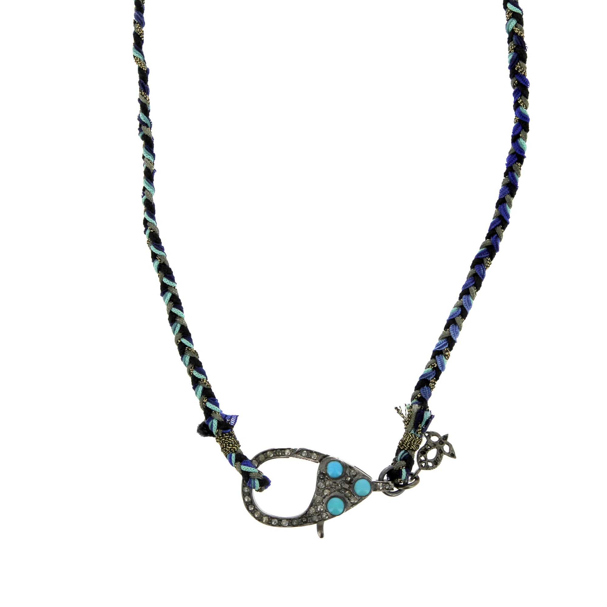 Turquoise Clasp Necklace