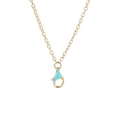 Chaîne Email Turquoise Hook