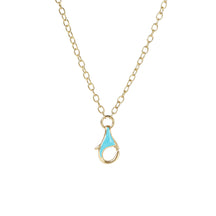 Chaîne Email Turquoise Hook