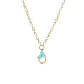 Chaîne Email Turquoise Hook