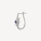 Boucle d'oreille Solis Or Blanc