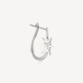 Boucle d'oreille Solis Or Blanc