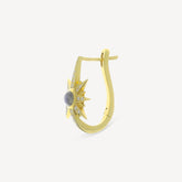 Solis Yellow Gold Earring